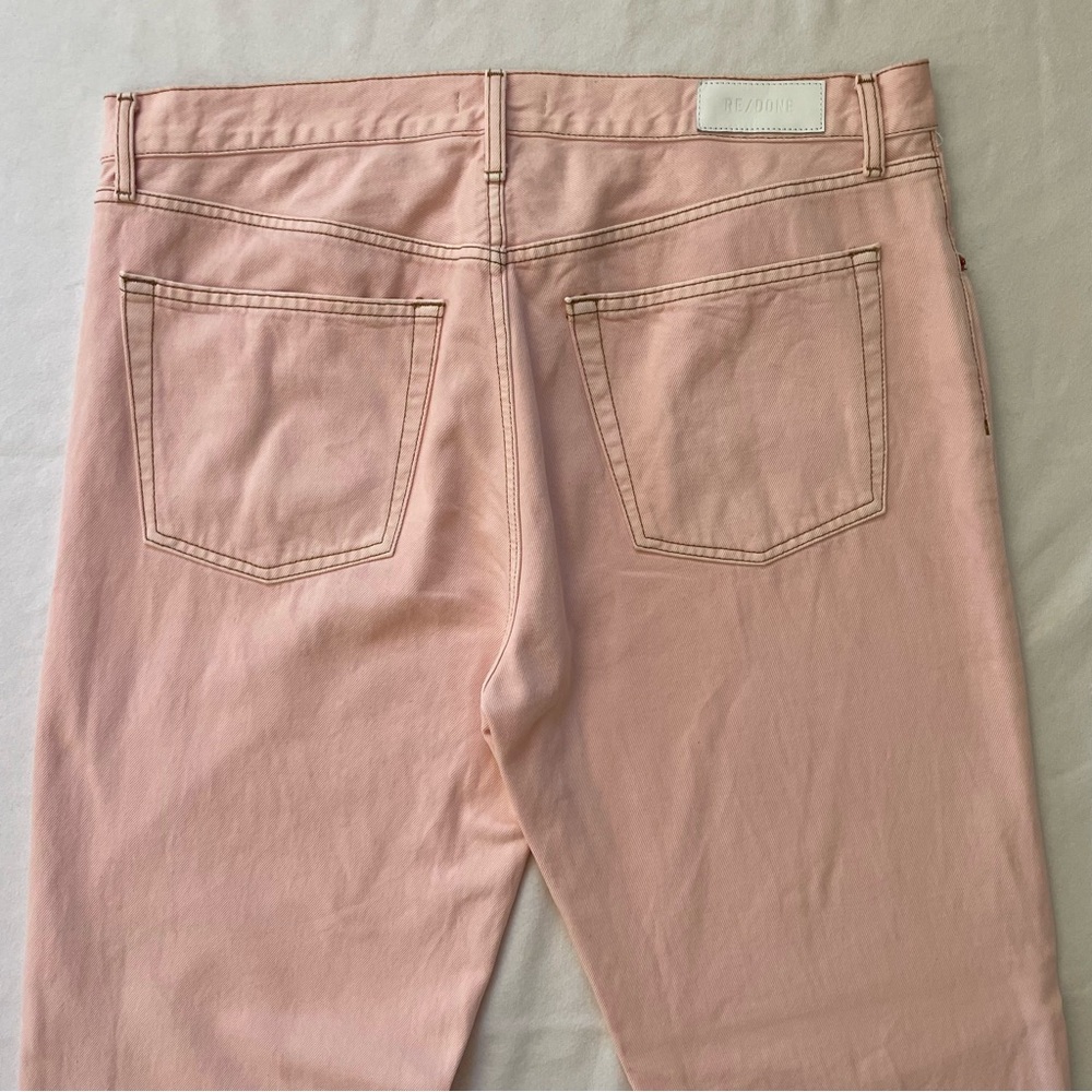 Re/Done - Loose Long Rigid Jeans Washed Pink Size 31 - Picture 9 of 11